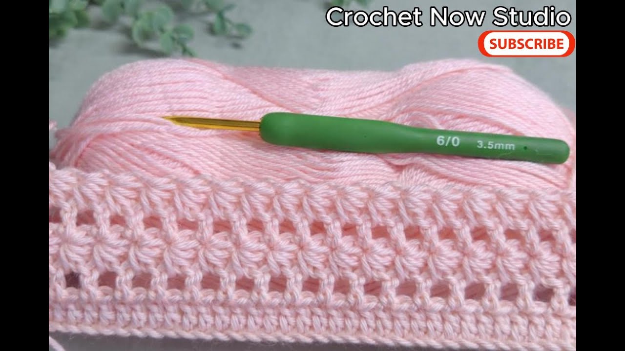 For beginners. Very easy to make. Beautiful crochet baby blanket pattern.
