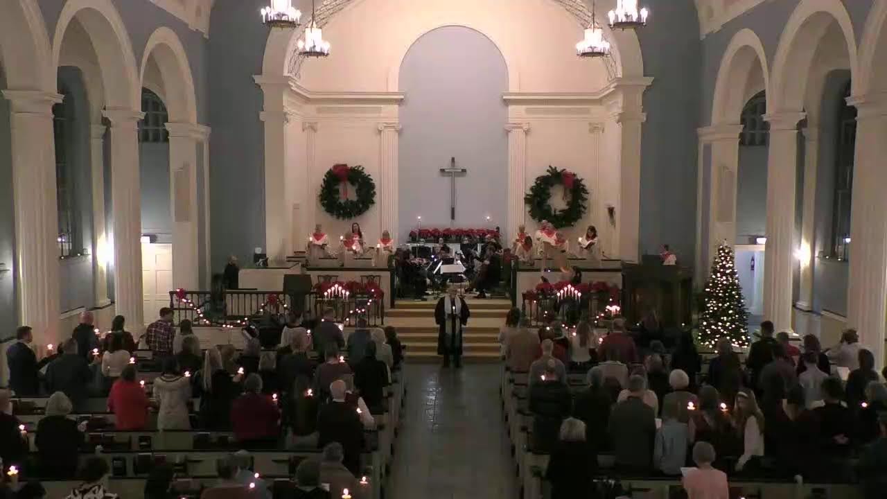 Christmas Eve service at First Congregational Church of Evanston, UCC on December 24, 2025.
