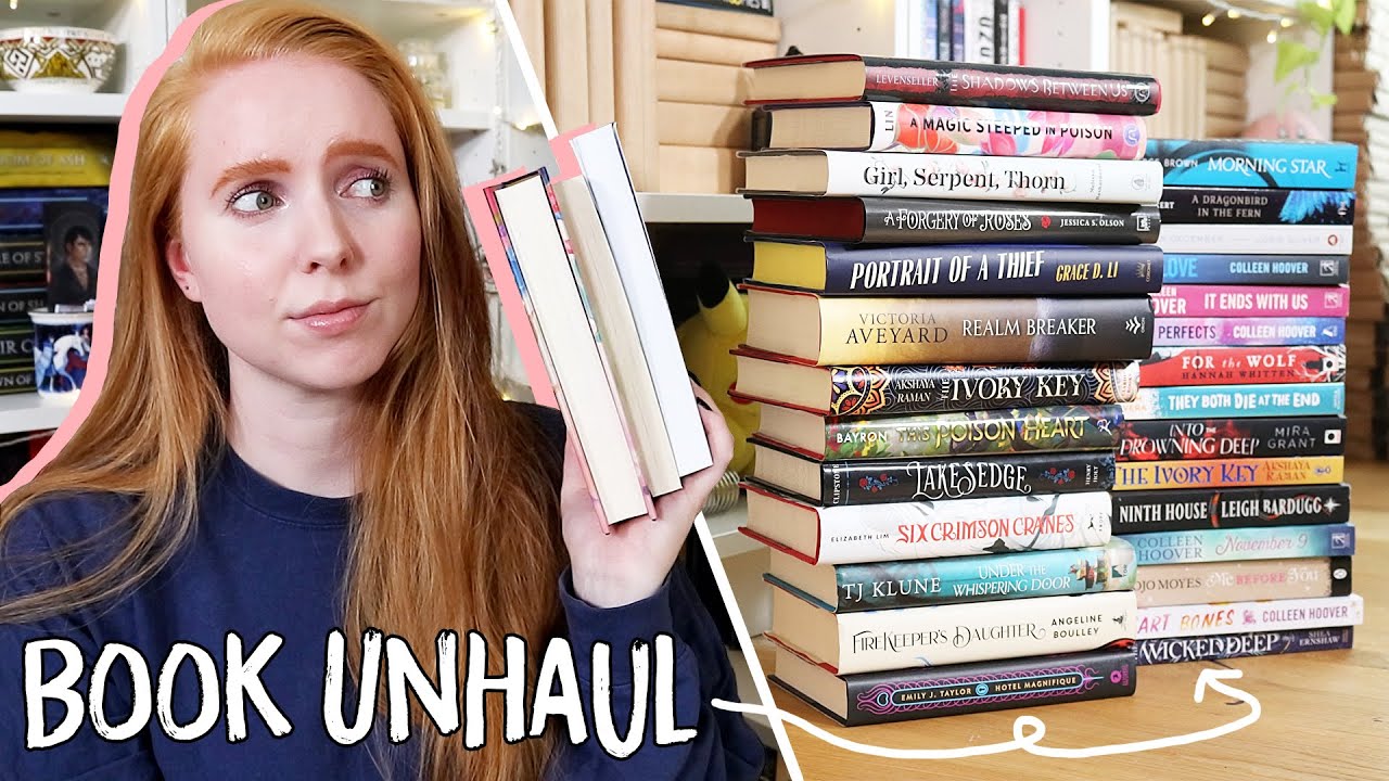 It's time... my very first book unhaul 😩🫣