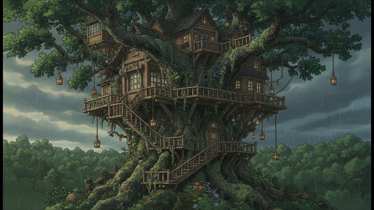 Ghibli Story: Peace, Rain, and Home-Cooked Meals in the Forest
