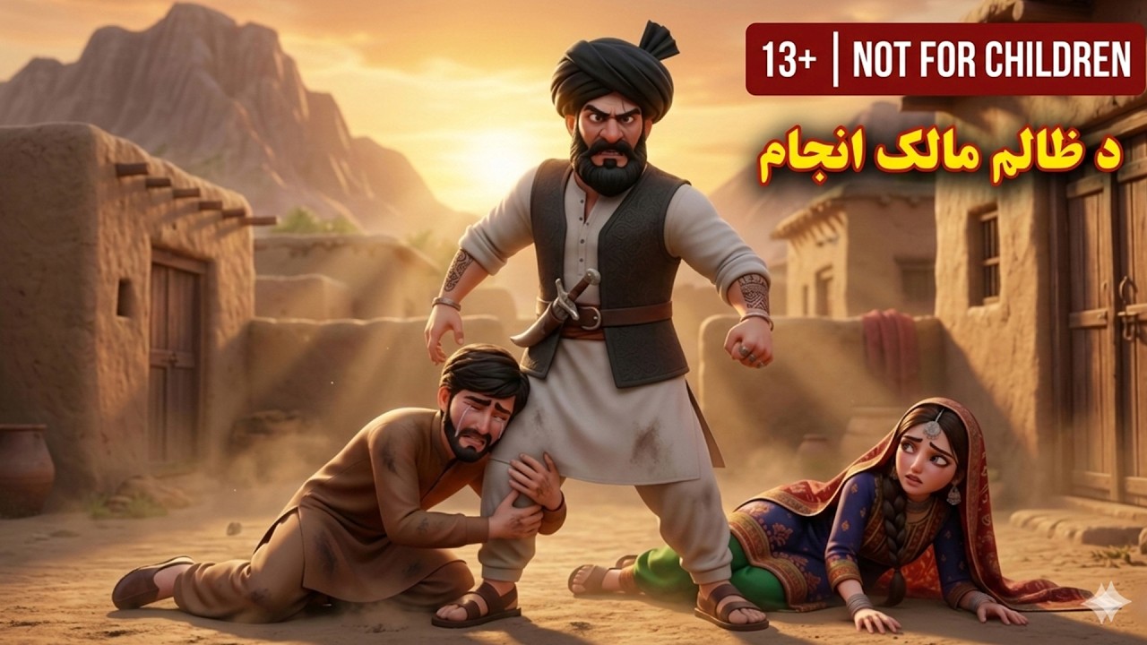 د ظالم مالک انجام | The End of the Cruel Owner | Pashto Cartoon Story 2026