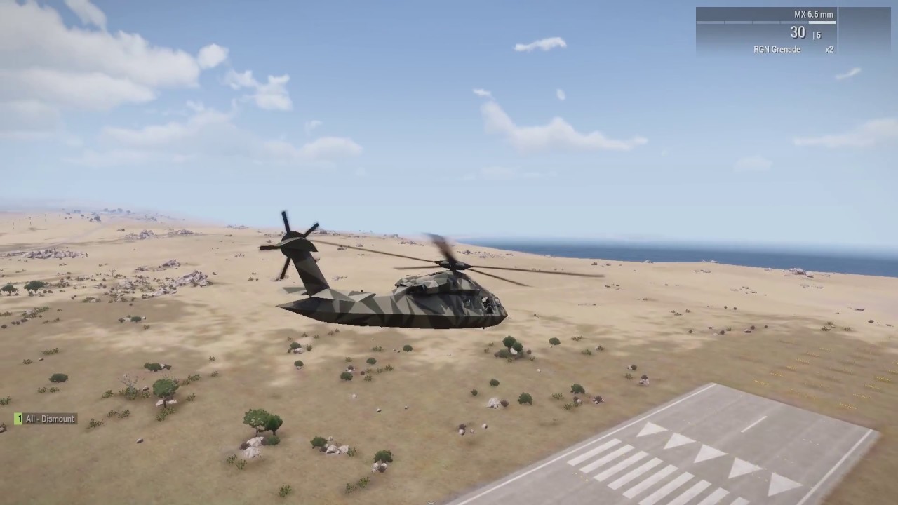 Arma 3 Eden -  Helicopter Insertion/Extraction