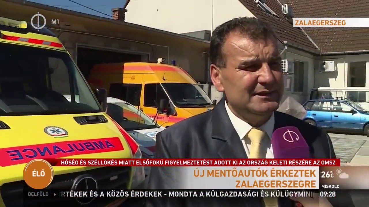 Új mentőautók érkeztek Zalaegerszegre – M1 Ma reggel 2017-06-30
