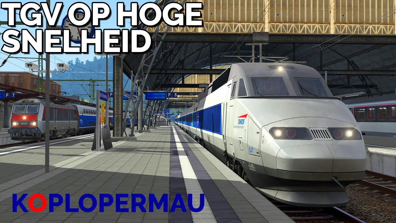 Train Simulator 2021: Met een TGV op Hoge Snelheid naar Altenburg op Köblitzer Bergland v3 reloaded!