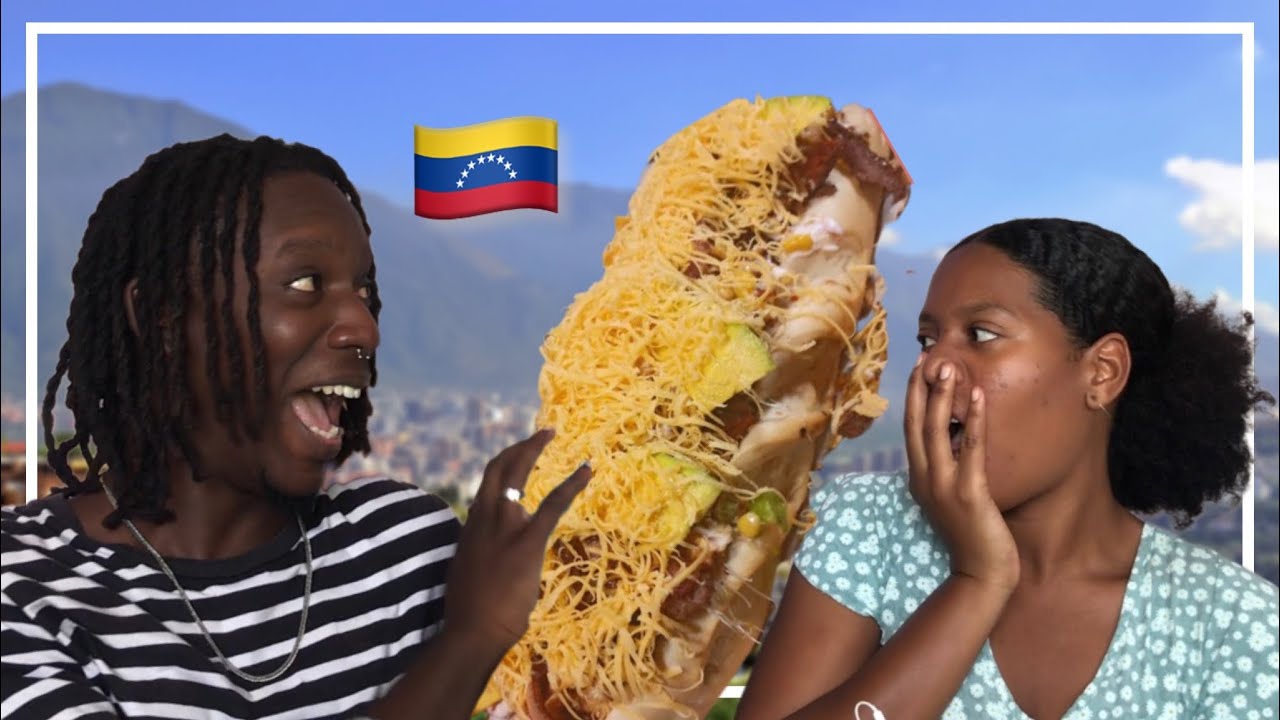 😱CUBANOS REACCIONAN a la COMIDA CALLEJERA en VENEZUELA 🇻🇪/ REACCIÓN a @luisitocomunica