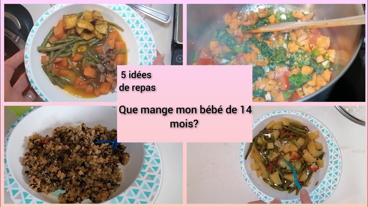 Idées repas bébé 14mois °° 14 month old meals ideas °° ideas de comida para bebe de 14 meses °°