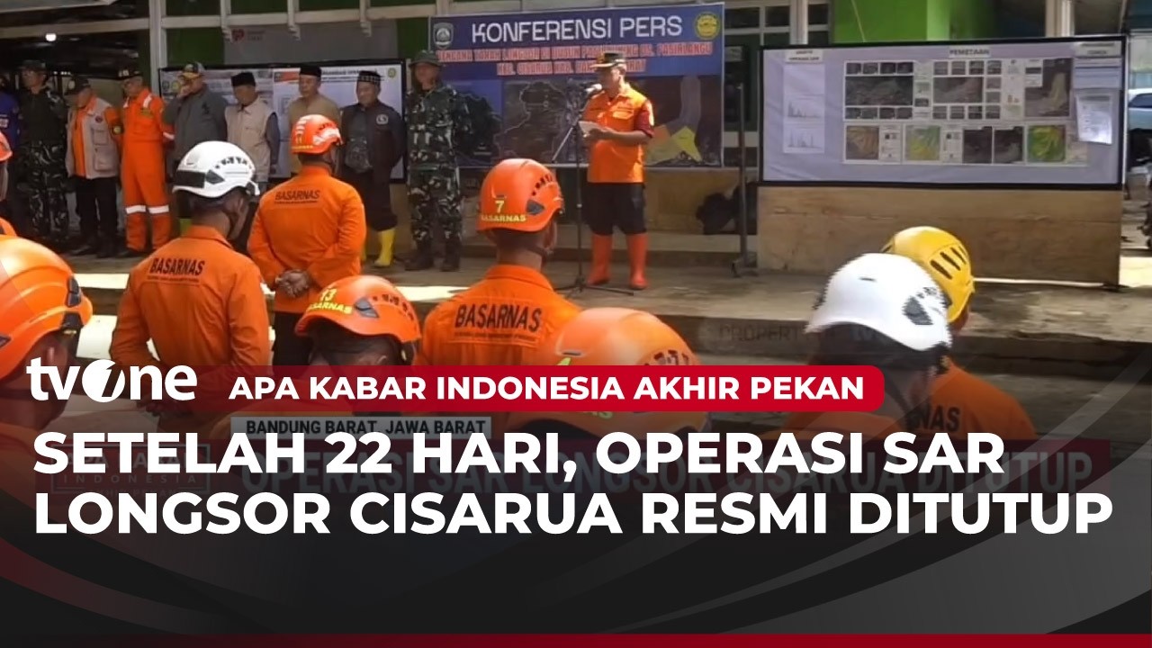 Operasi SAR Ditutup, 20 Korban Longsor di Cisarua Tidak Ditemukan | AKAP