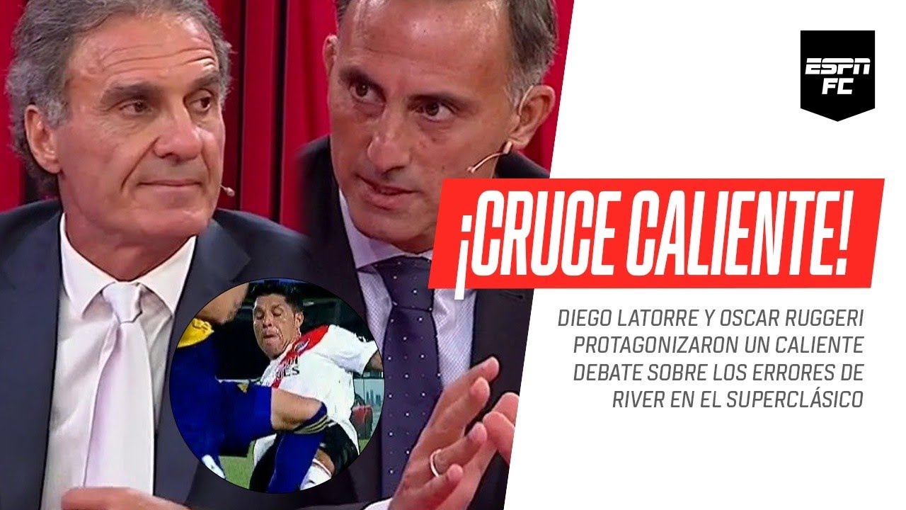&iexcl;CRUCE CALIENTE! #Ruggeri, #Latorre y un DEBATE MUY PICANTE sobre los errores de #River ante #Boca