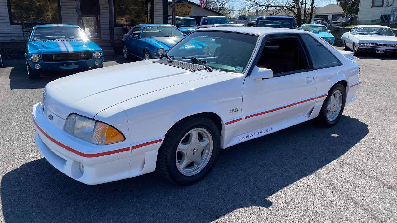 Test Drive 1987 Ford Mustang GT 5.0  SOLD $10,900 Maple Motors #2112
