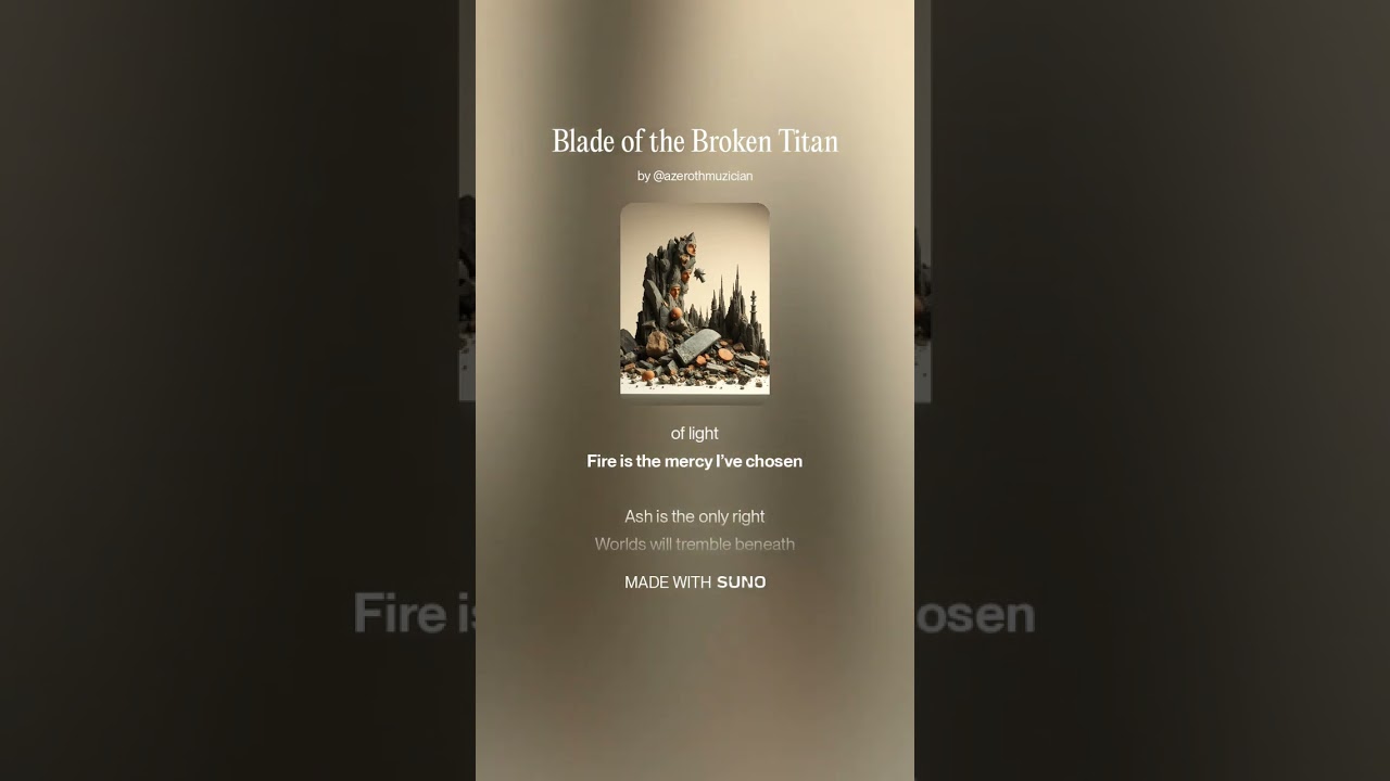 Blade of the Broken Titan
