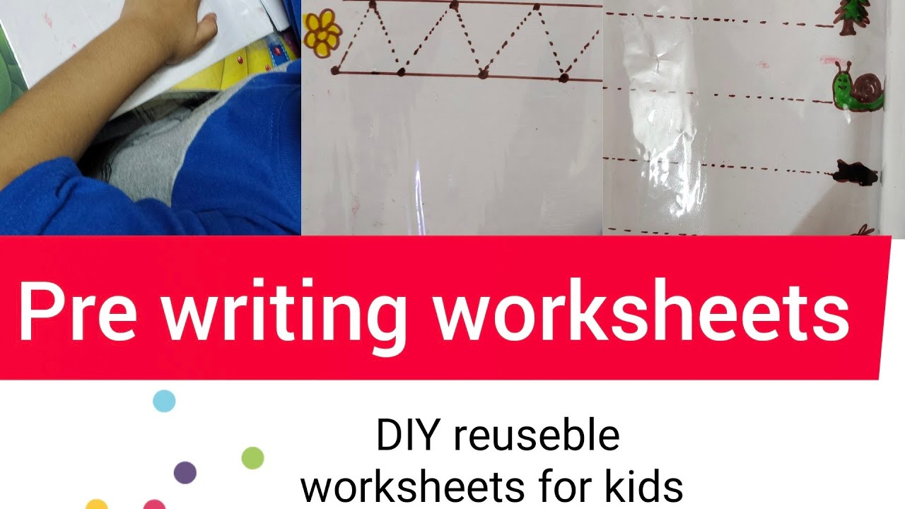How to make DIY reusable worksheets for kids /DIY/reusable/practice worksheets
