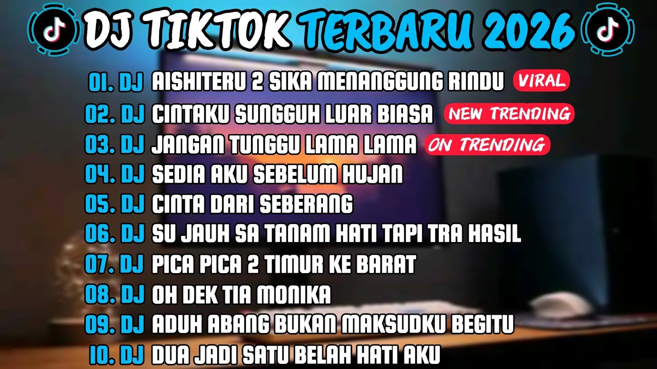 DJ TIKTOK TERBARU 2O26 🎵 DJ AISHITERU 2 SIKA MENANGGUNG RINDU 🎵 DJ CINTAKU SUNGGUH LUARBIASA FULL