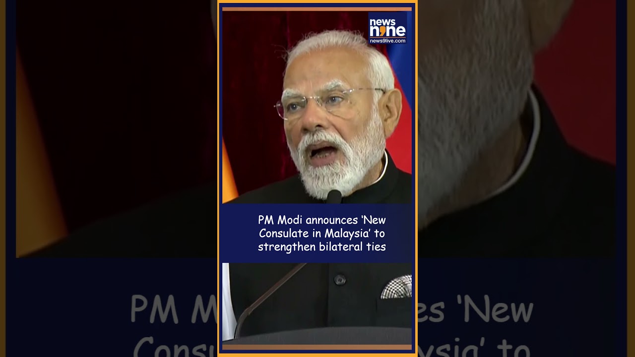 PM Modi Announces New Indian Consulate in Malaysia to Boost Bilateral Ties | News9