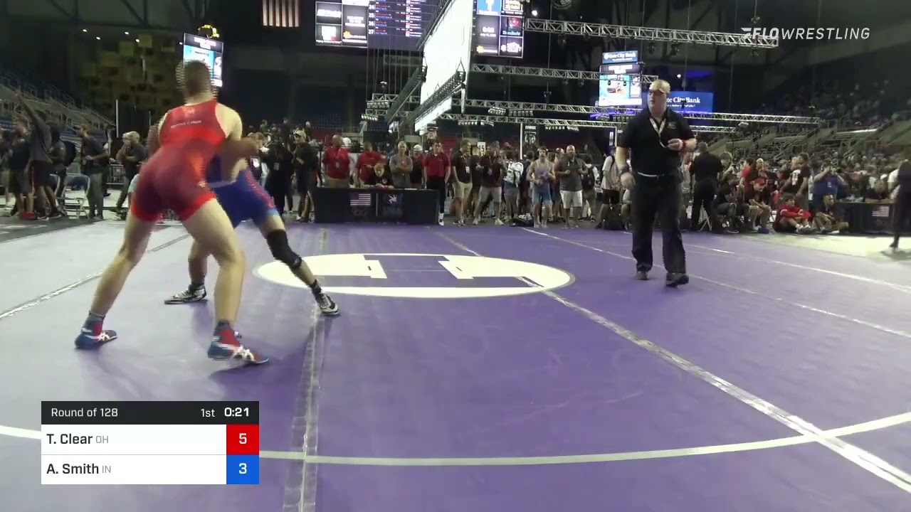 145 Lbs Round Of 128 - Tyson Clear, Ohio Vs Alexander Smith, Indiana 7ab2