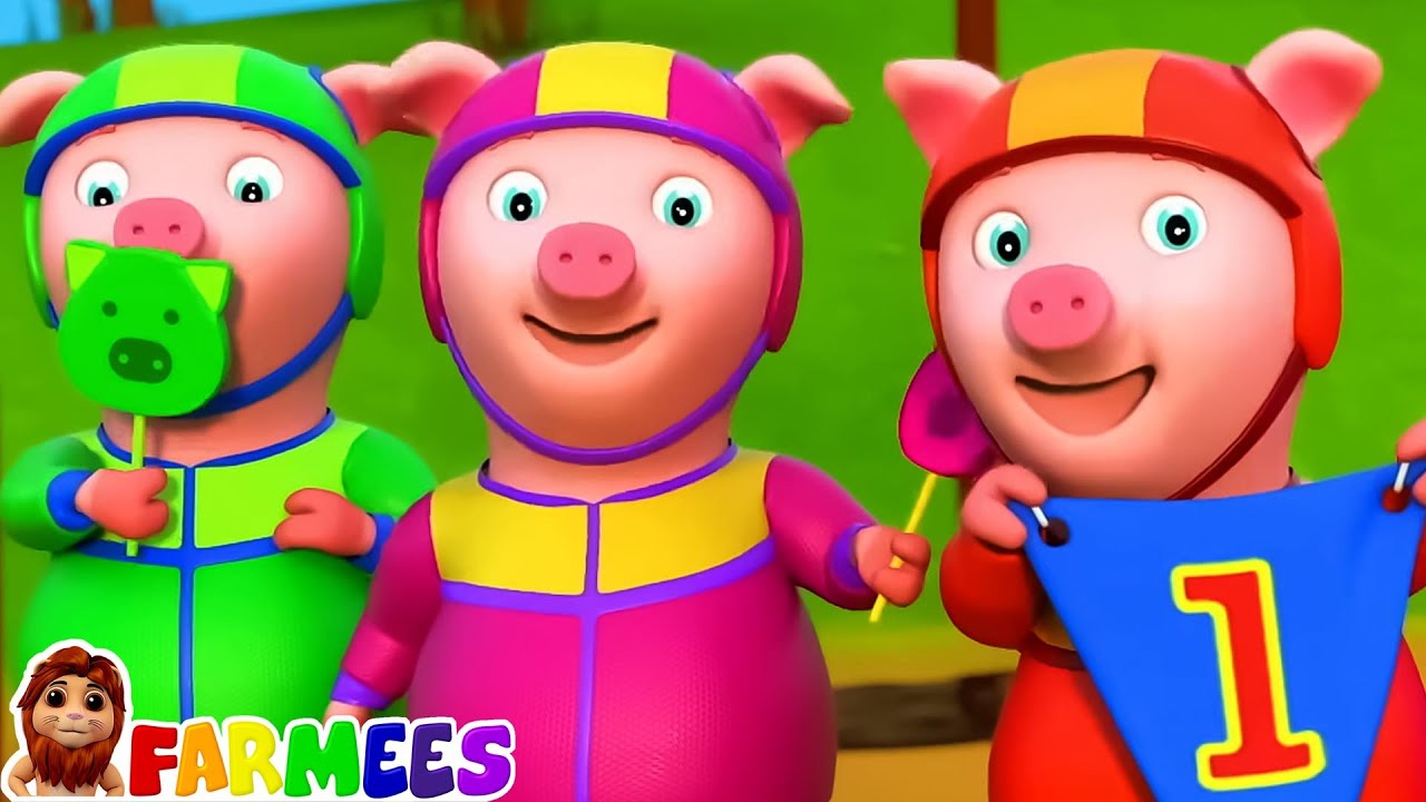 Five Little Piggies Nursery Rhymes And Kids Songs by Farmees