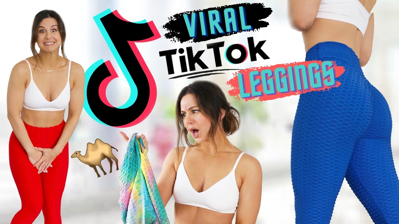 😳😳😳 Trying VIRAL Amazon TIKTOK leggings! | Affordable Amazon leggings try on haul review!