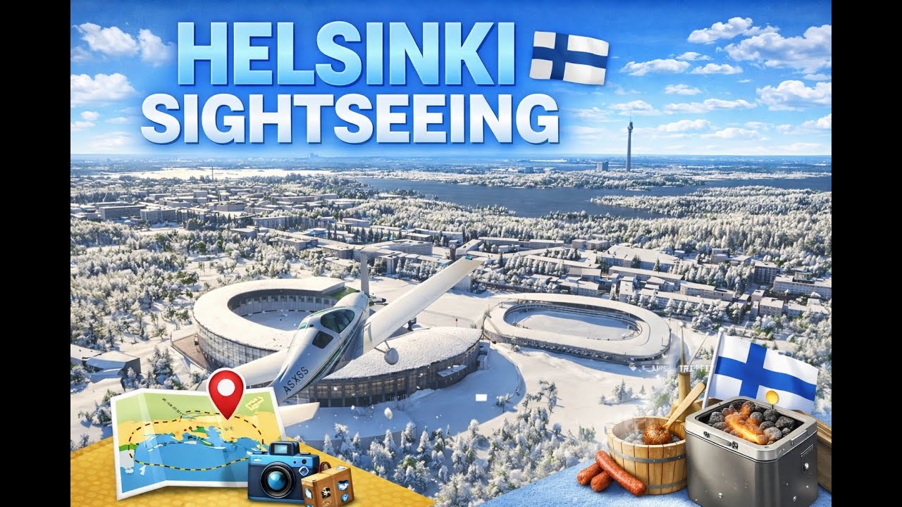 Helsinki Finland Sightseeing w/ commentary