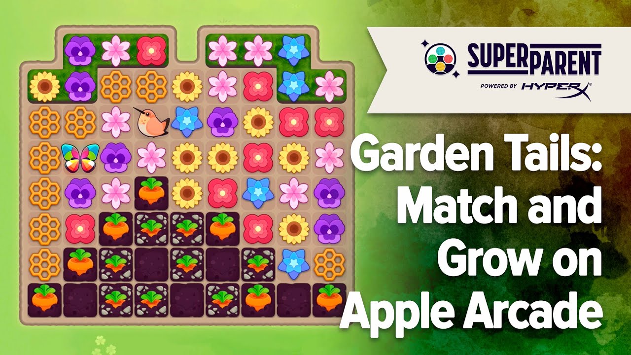 Garden Tails: Match and Grow Apple Arcade iPhone Gameplay / No Commentary - SuperParent First Look