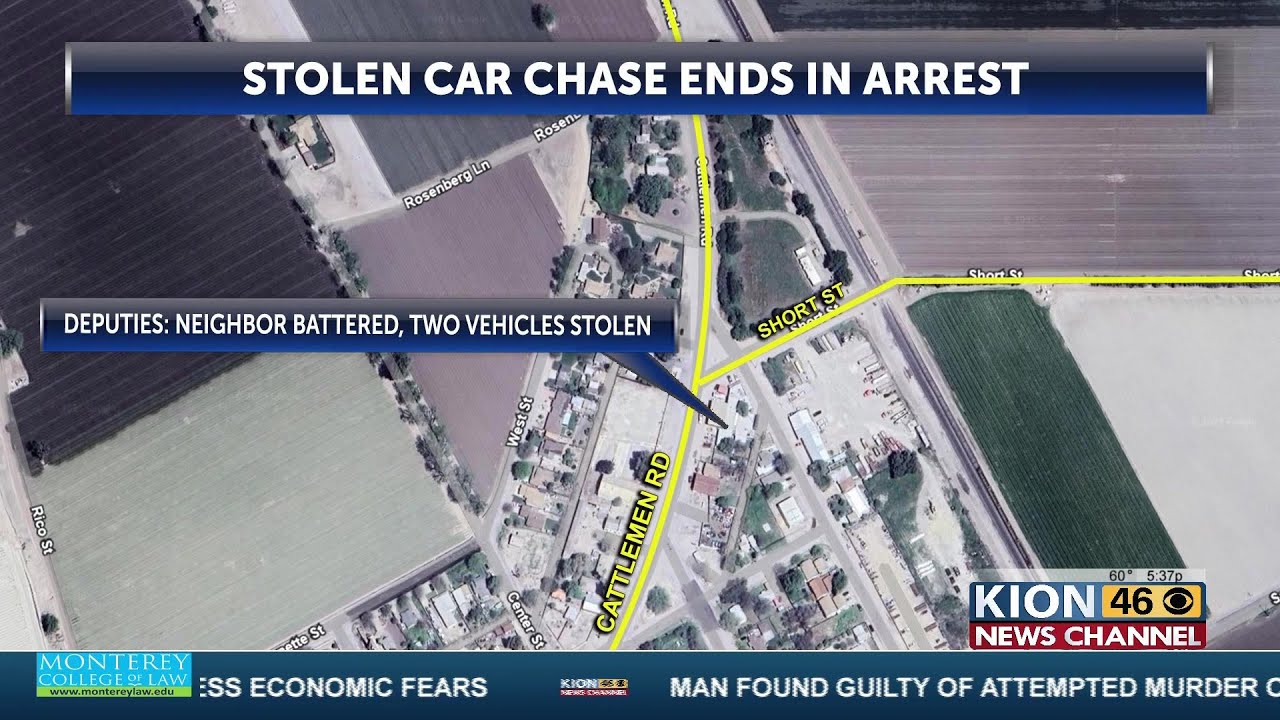 Man arrested after stealing two vehicles, violence and evading police officers; Sheriff's Office