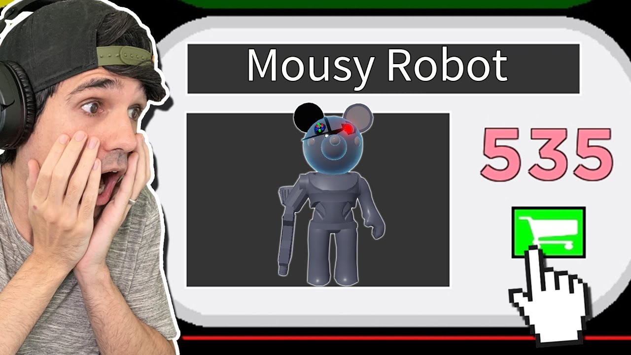 ENCONTRÉ la SKIN SECRETA de MOUSY ROBOT en ESTE SERVIDOR OCULTO de PIGGY !!
