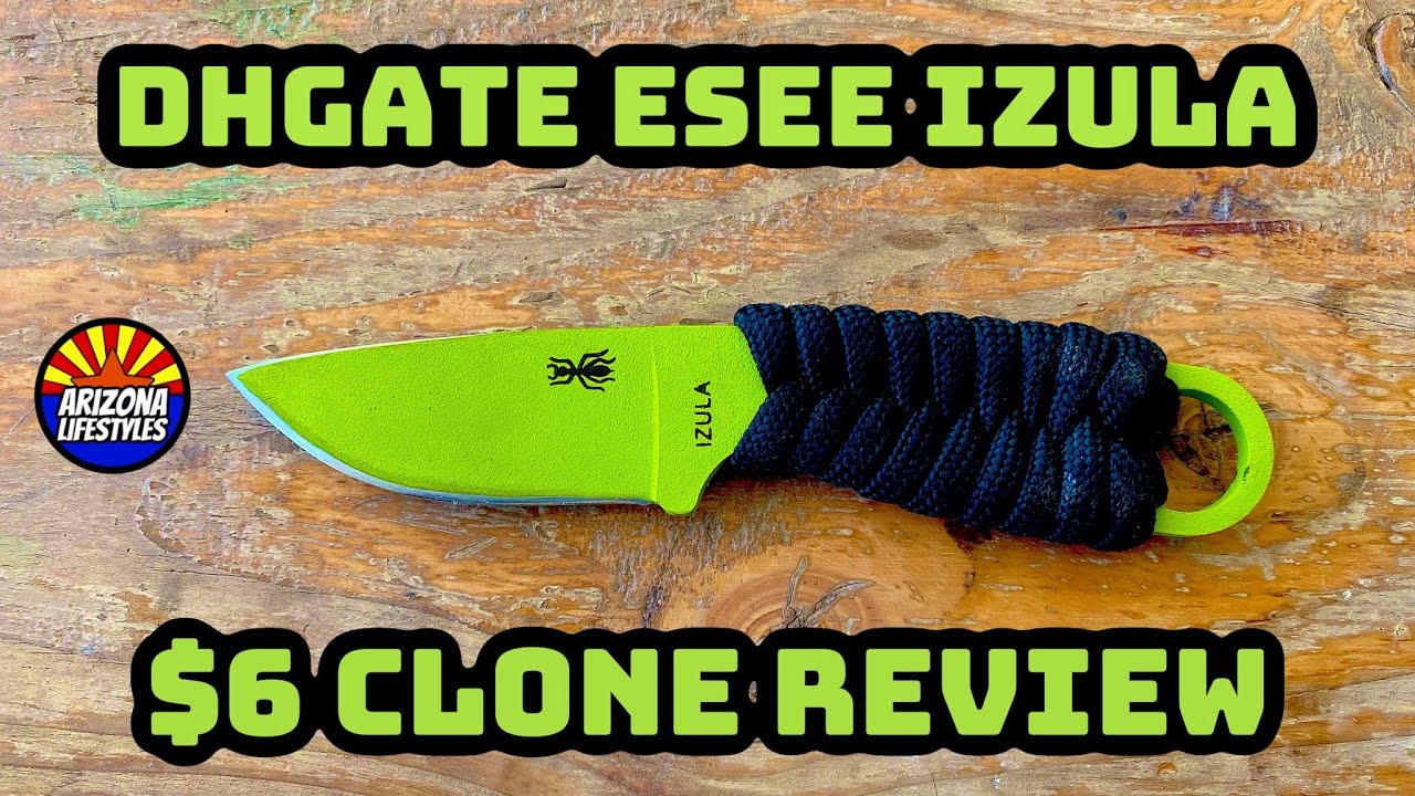Cheapest ESEE Izula DHgate Clone Unboxing and Review