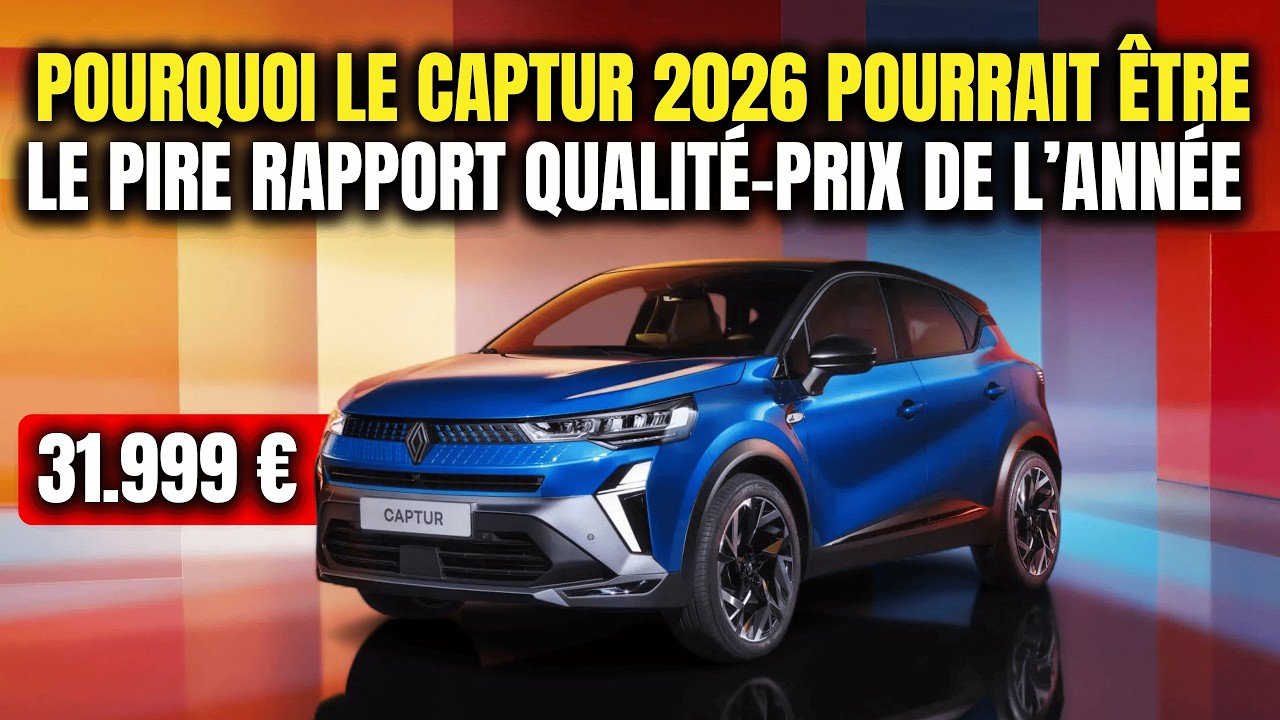 Vous allez regretter d’avoir acheté un Renault Captur 2026 si vous ne voyez pas ça avant