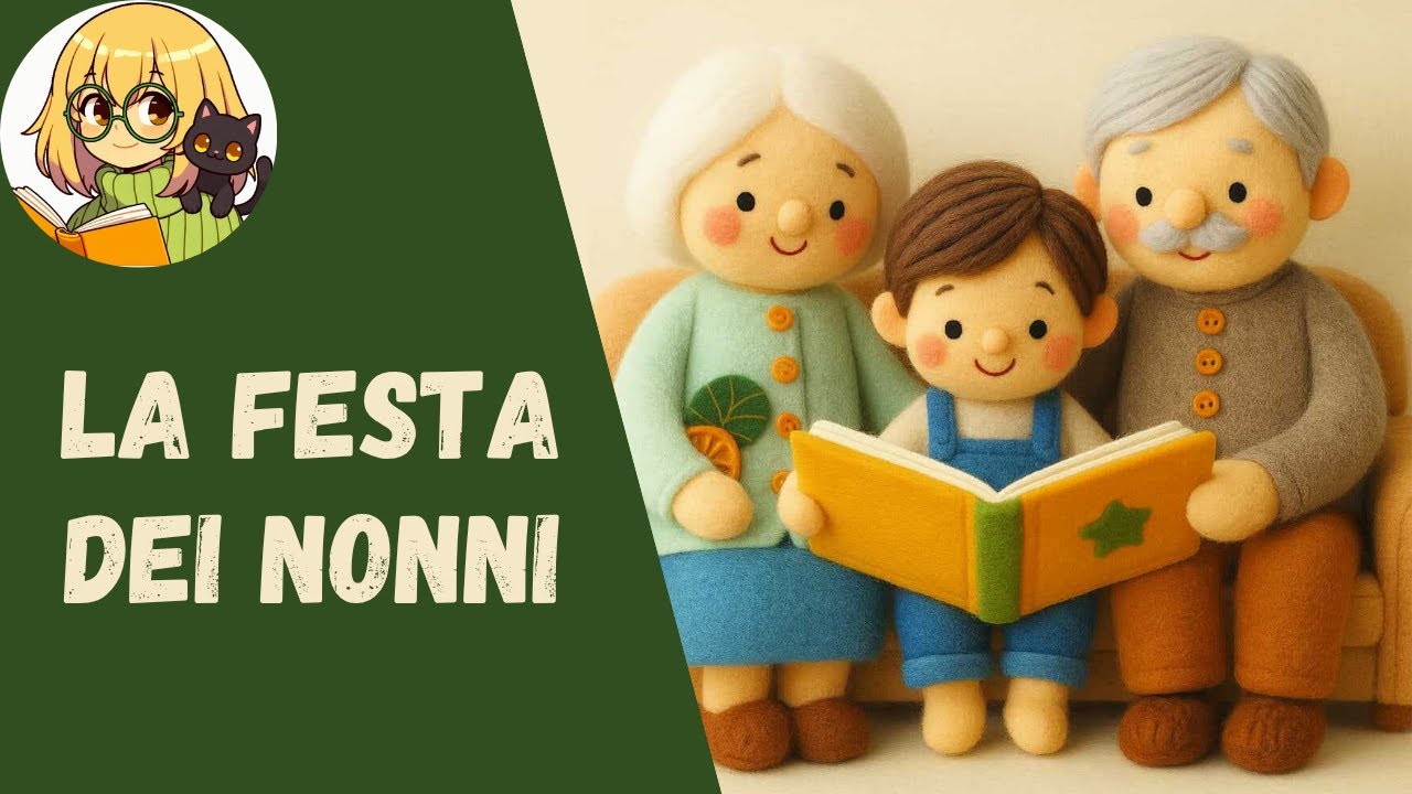 LA FESTA DEI NONNI (3 filastrocche tratte da un testo del 1977) + PDF disegno da colorare