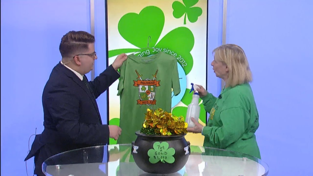 Kelli Ritschel from Nik's Wish visits the 13 WREX Studio ahead of the 'Shamrock Beer Run'