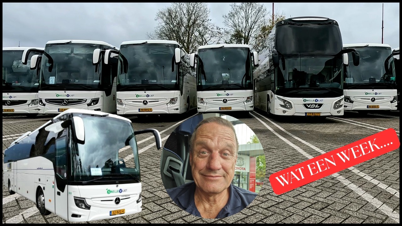 OP PAD MET DE TOURINGCAR 🚌 (EN NIEUWE MERCEDESSEN BEWONDERD 👀) | WAAROM MIJN WERK NOOIT SAAI IS !