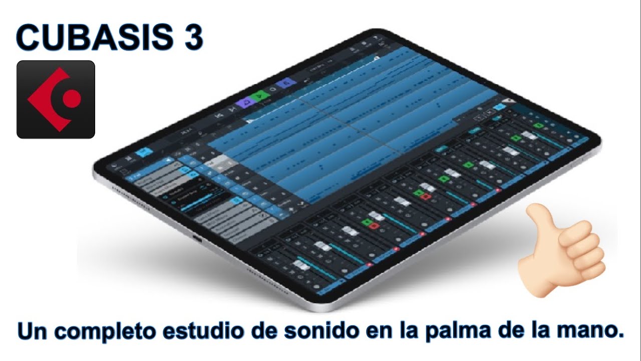 Cubasis 3 Grabación profesional en iPad