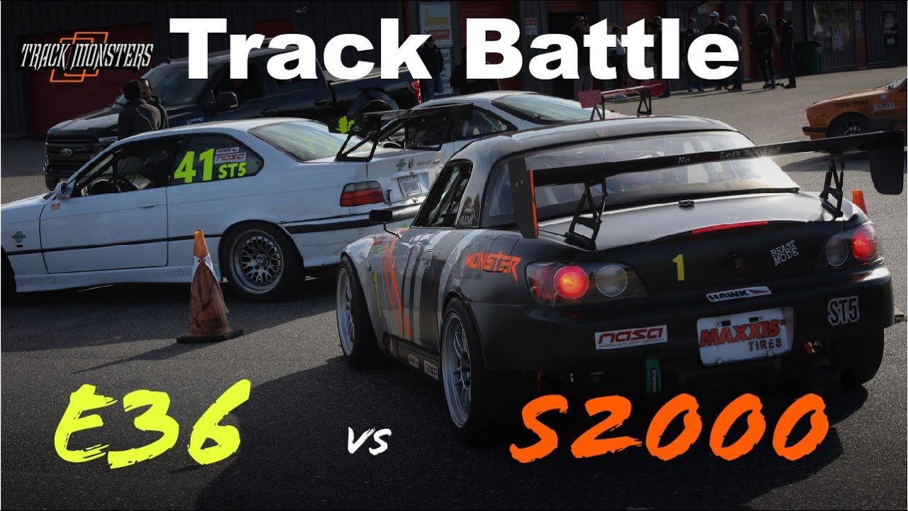 S2000 vs. E36 Track Battle