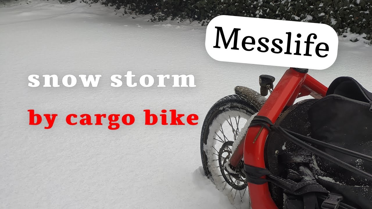 Winter messlife by Bullitt cargo bike