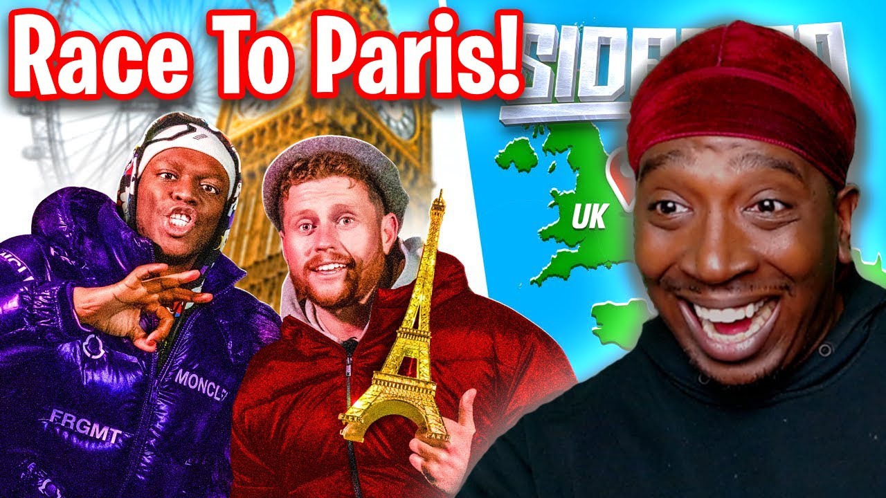 American Reacts To SIDEMEN RACE ACROSS EUROPE CHALLENGE