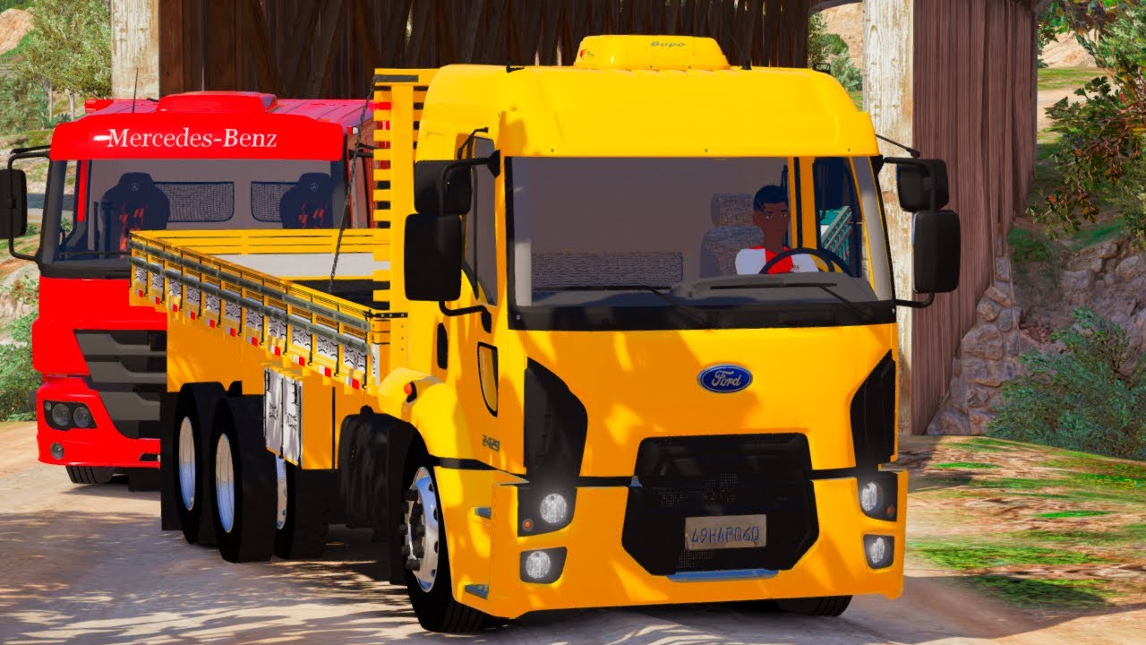 FIQUEI PRESO NO MEIO DA FLORESTA DE CAMINHAO GTA 5 O FILME