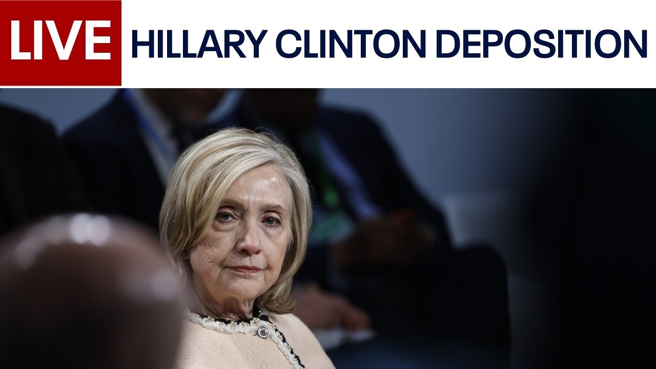 🔴LIVE: Hillary Clinton set to testify in Epstein probe
