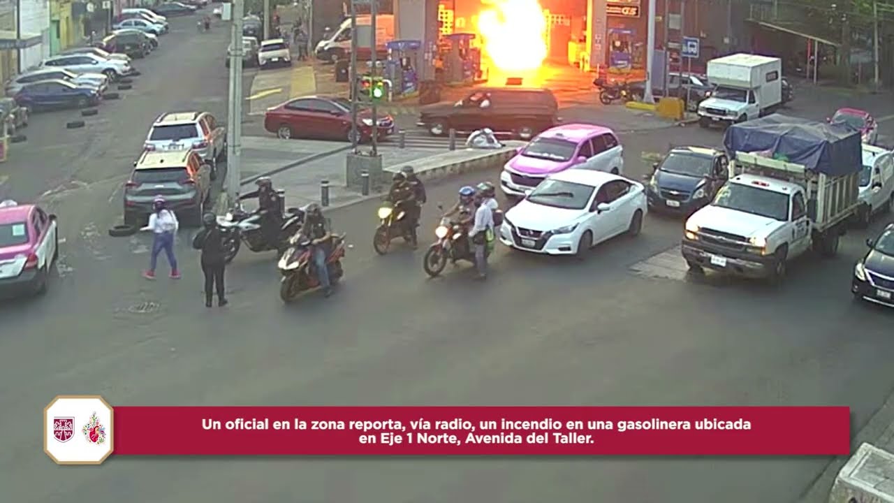 INCENDIO EN GASOLINERA  | #C5CorazónDeLaCDMX