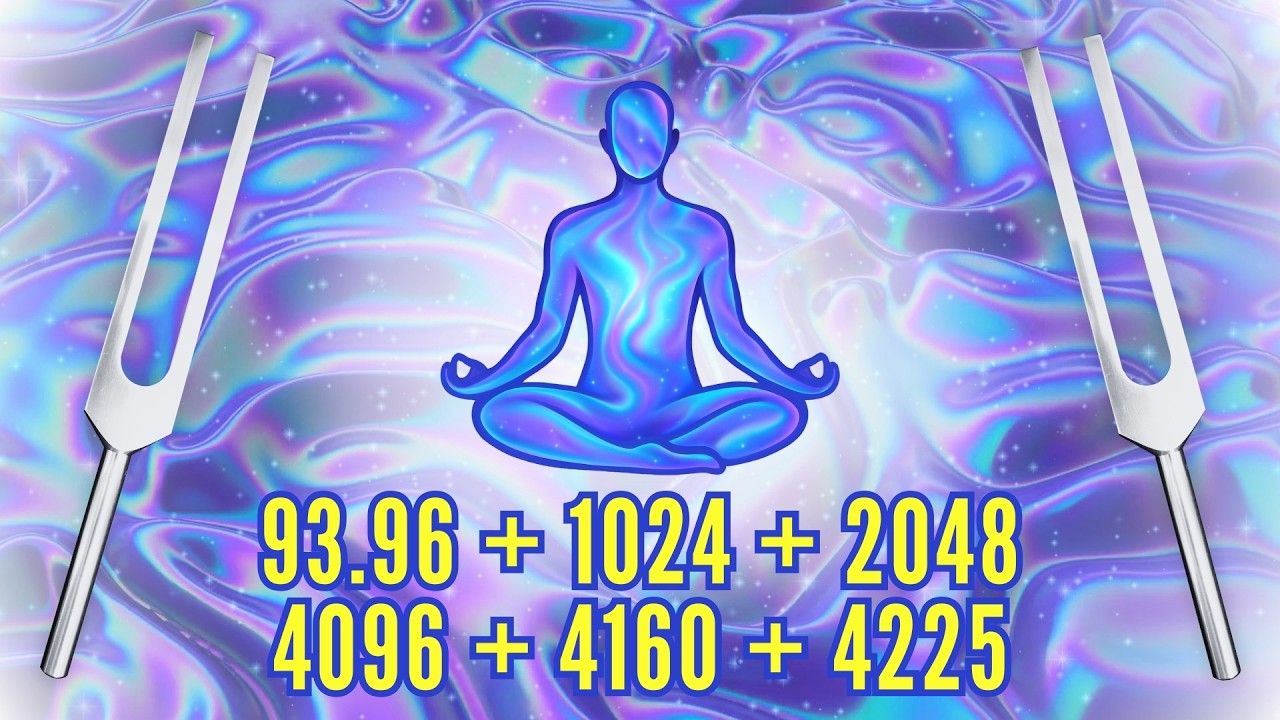 Remove All Blockages | Heavy Energy Cleanse & Aura Reset 🌟 93.96 to 4225 Hz Tuning Fork Stack