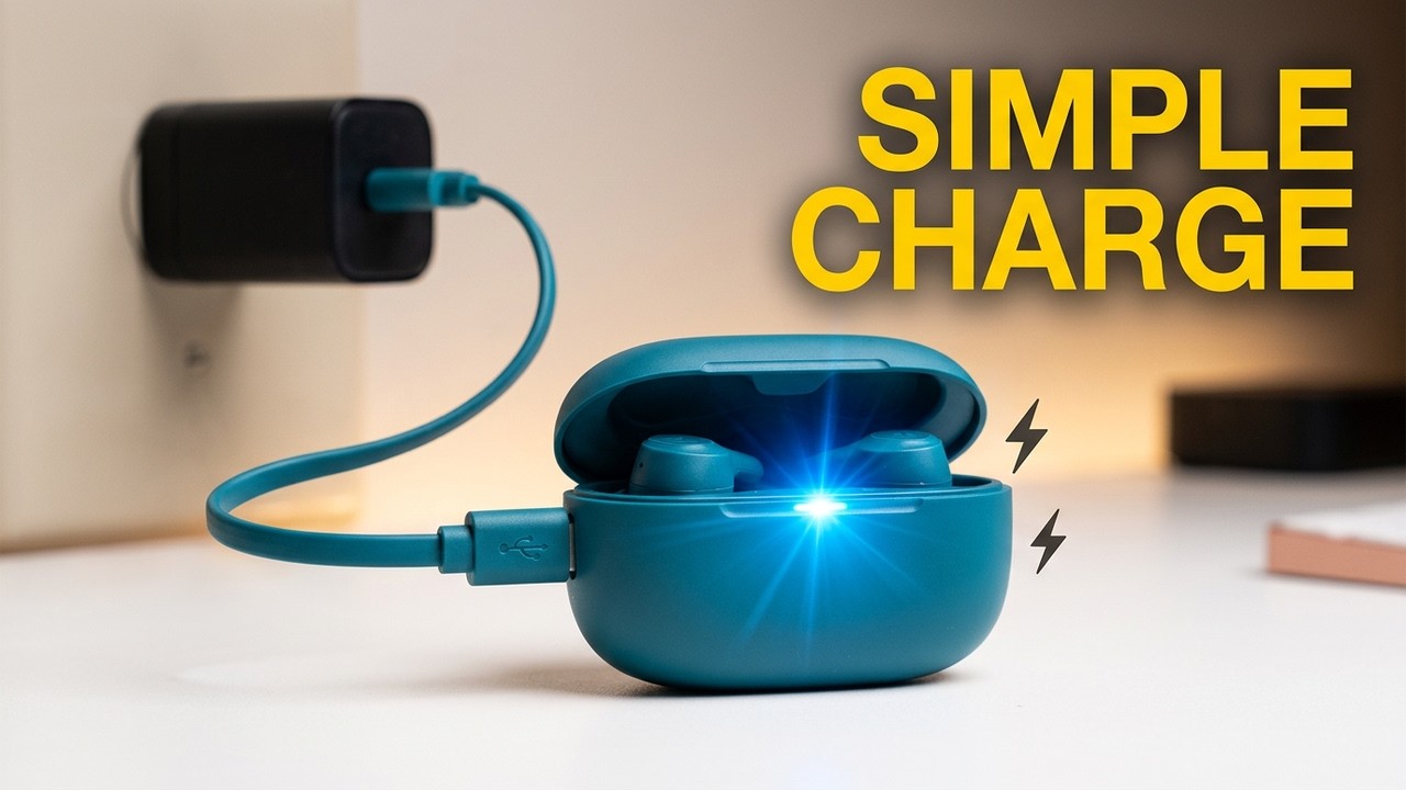 Как просто зарядить наушники JLAB Go Air Sport!
