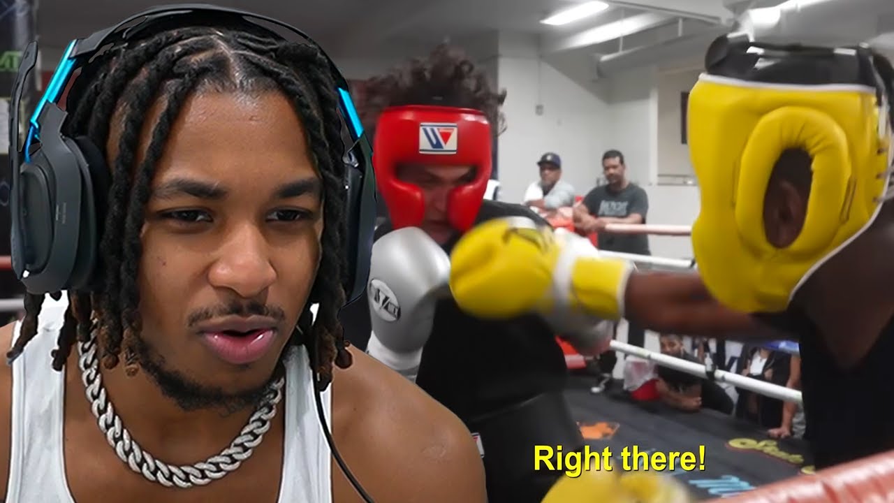 DDG Reacts To Floyd Mayweather Sparring Faze Jarvis **LEAKED FOOTAGE!!**