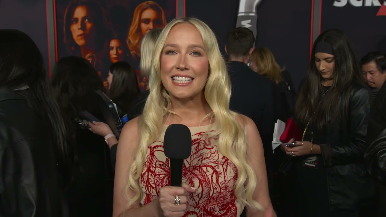 Scream 7 Los Angeles World Premiere - itw Anna Camp (Official Video)