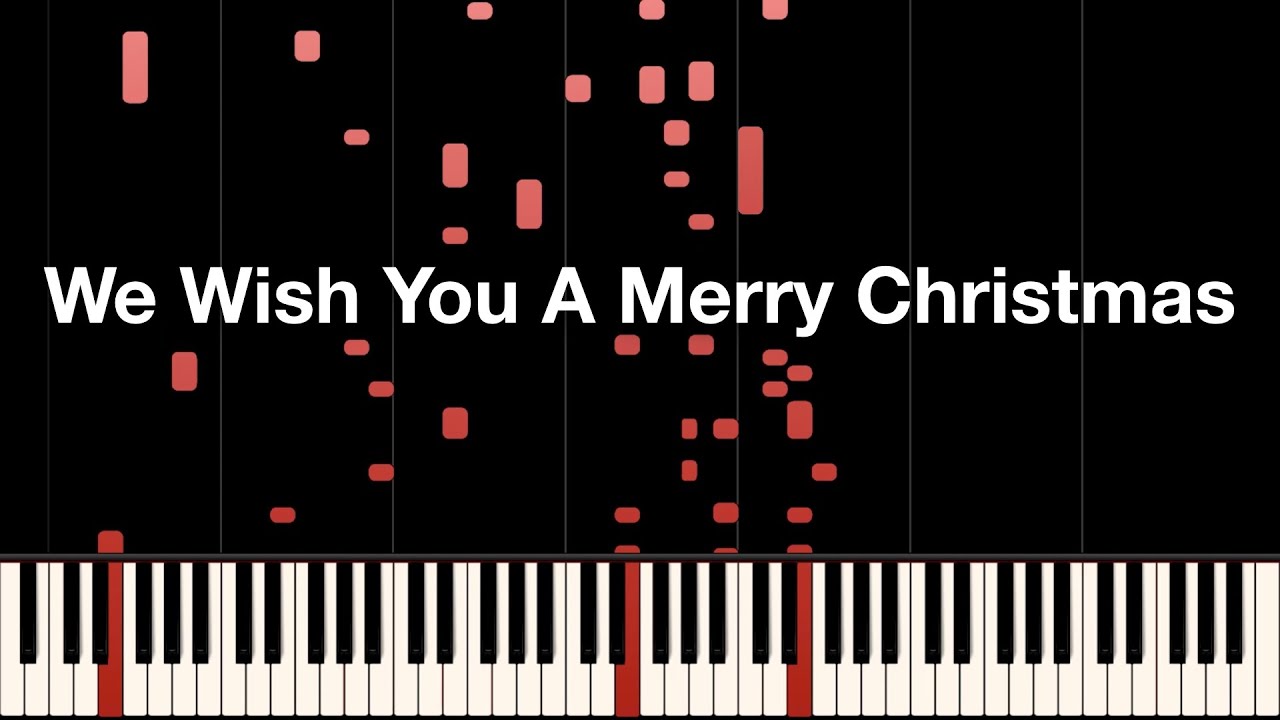 We Wish You A Merry Christmas | Piano Cover (Synthesia Tutorial)