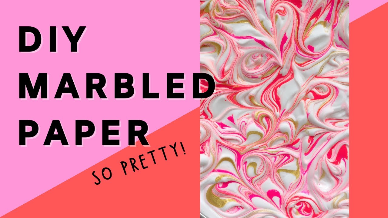 Shaving Cream Marbling