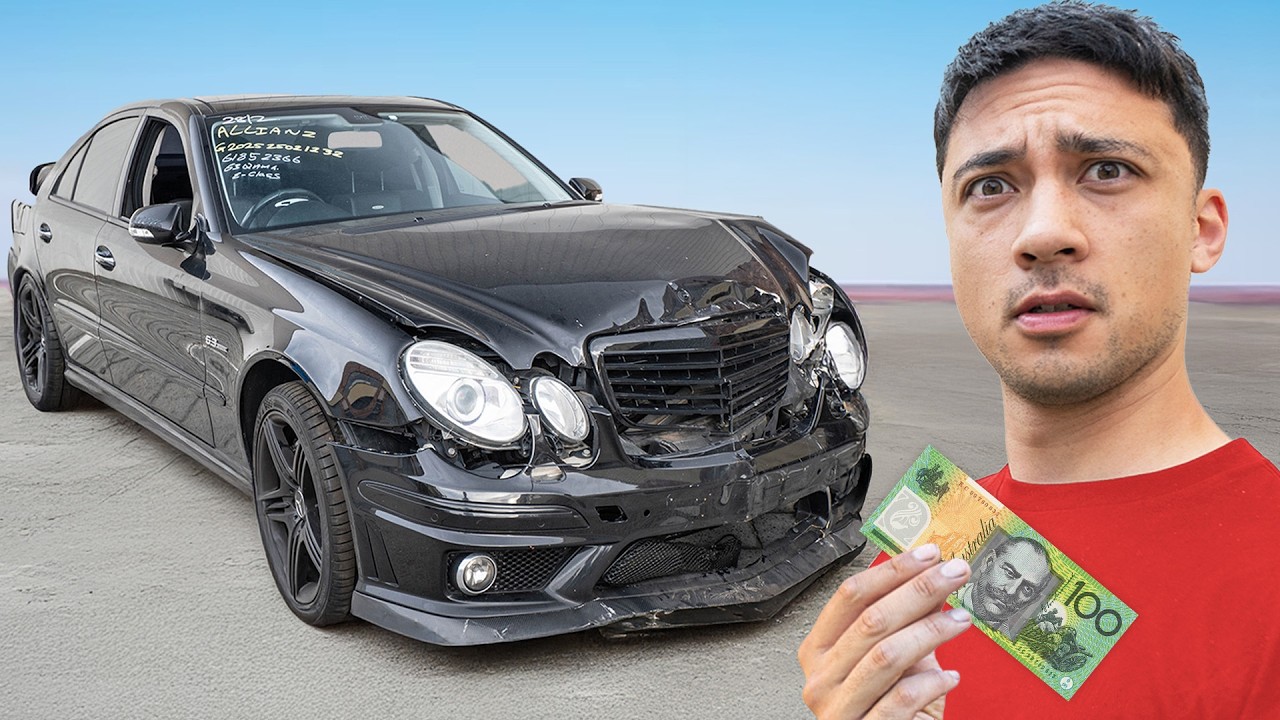 Я спас разбитый суперкар V8 со свалки