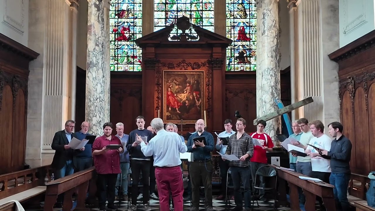 'A Belgian Christmas' - rehearsal, Sept 2025 - Mouton: Nesciens mater
