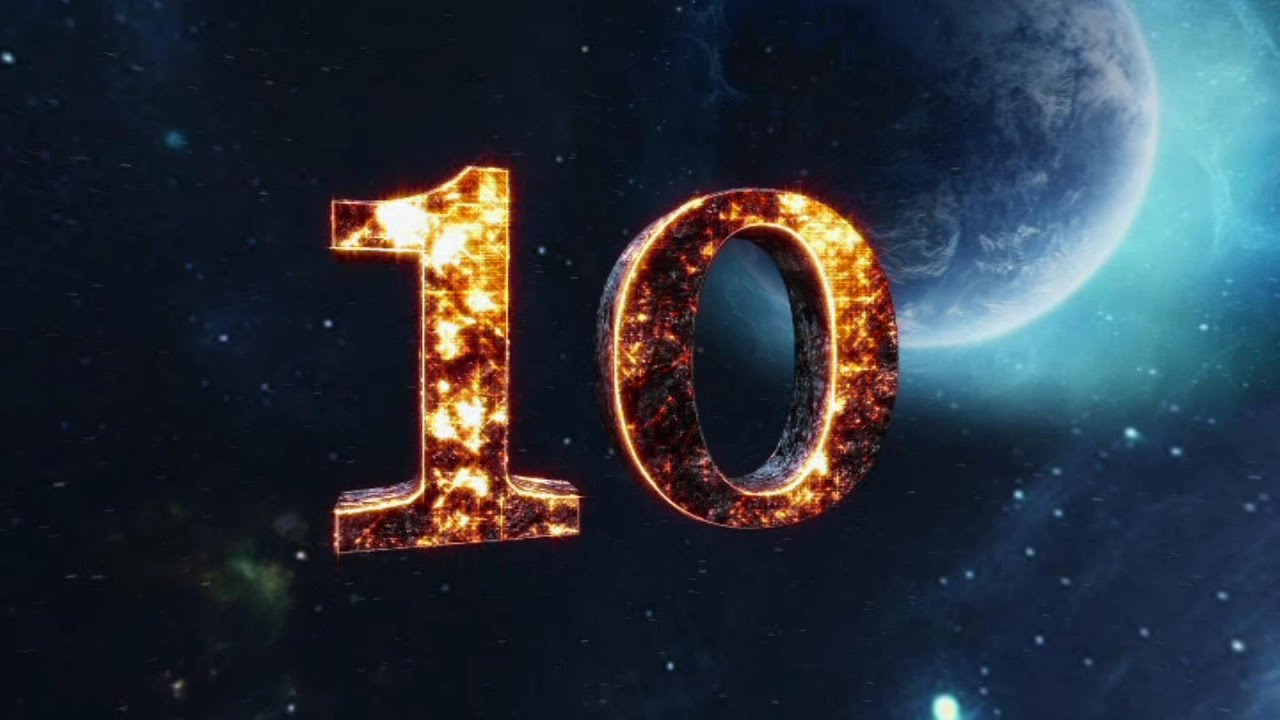 10 Second Timer Countdown ⏱️ &ndash; Epic 3D Gold Numbers in Space | Cinematic Timer HD