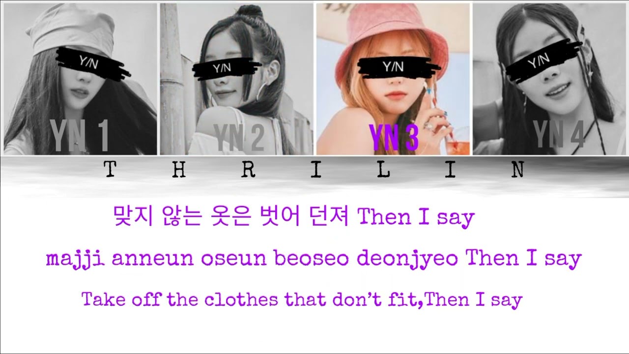 SHHH by Kiss Of Life(Your girl group)4 members version (Colour Coded Lyrics) |Thrilin|