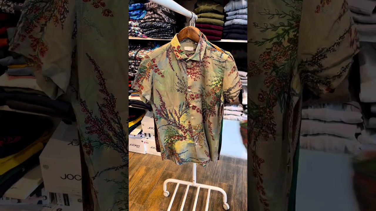 half sleeves printed shirt for men #viral #fashion #shorts