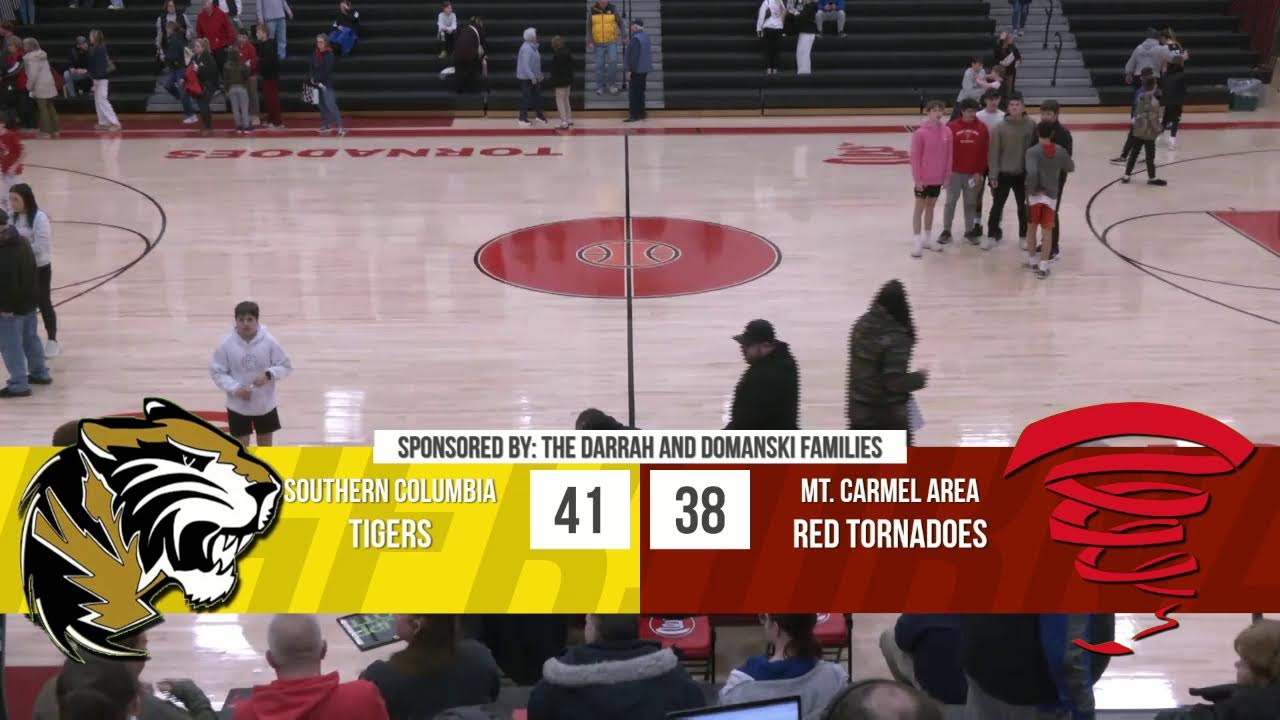 2025-2026 Varsity Girls Basketball - Mt. Carmel Area Red Tornadoes v Southern Columbia 01/06/2026