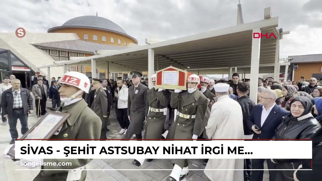 Sivas - Şehit Astsubay Nihat İrgi, memleketi Sivas'ta toprağa verildi