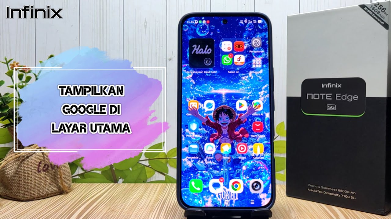 Cara Menampilkan Google Di Layar Utama Hp Infinix Note Edge 5G